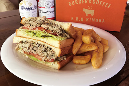 バジルチキンサンド