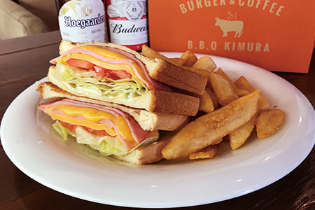 ハム&チェダーチーズサンド