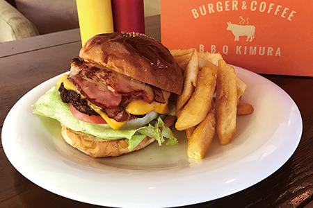 燻煙ベーコンチーズバーガー