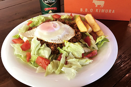 粗挽きお肉の自家製タコライス