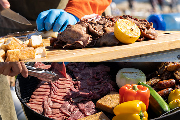 出張BBQ ある日のバーベキュー 05
