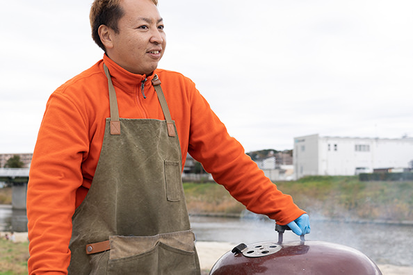 出張BBQ ある日のバーベキュー 09