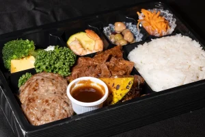 和牛ハンバーグ&スパイシーBBQ