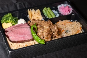 極みロース&味噌炭焼きカルビ重